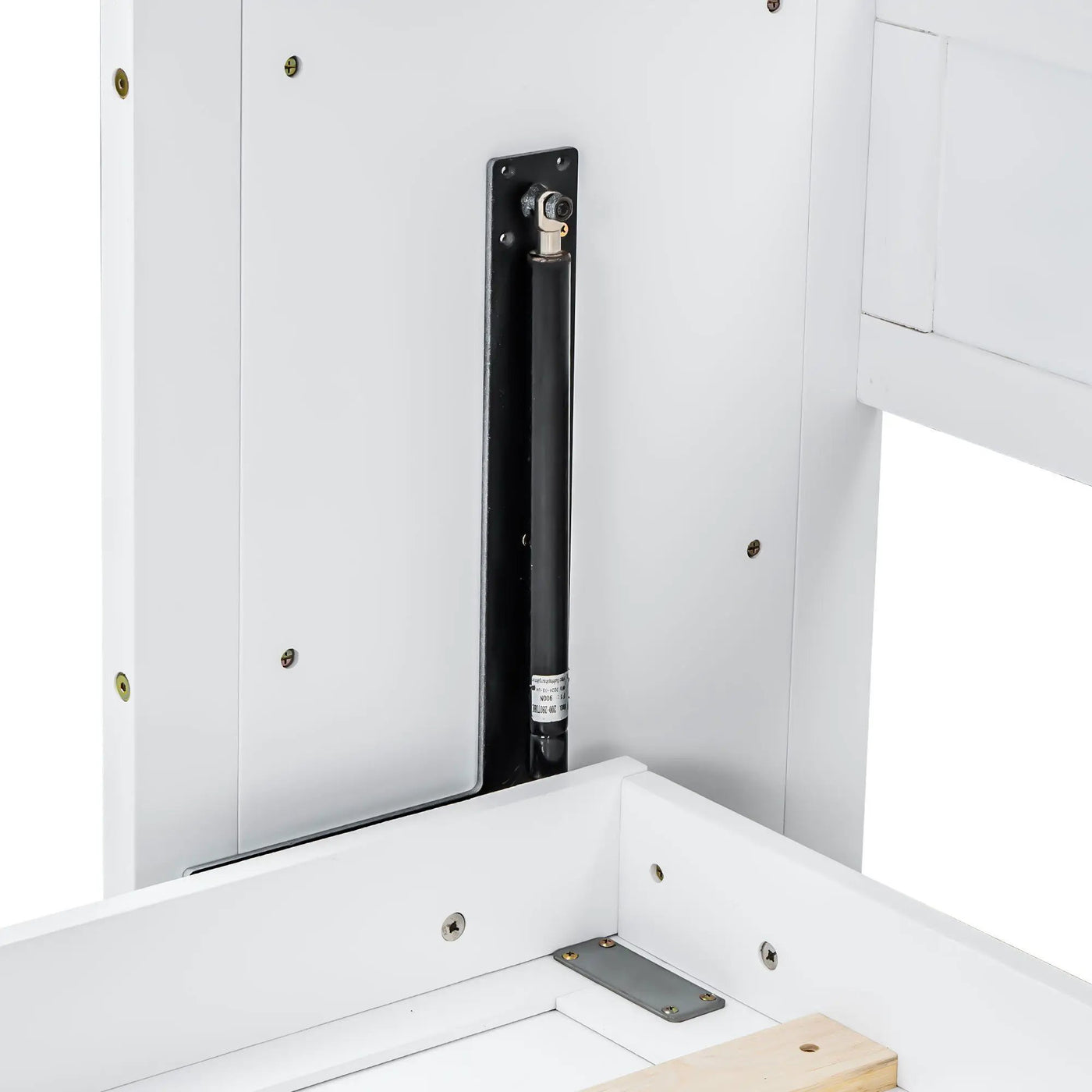 Murphy Bed With Desk, LED Light And USB Charging Station by HouseOfZazla