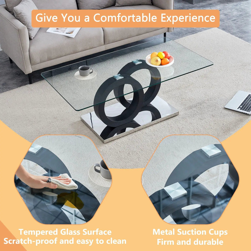 Minimalist Coffee Table - Black by Unique Piece Furniture
