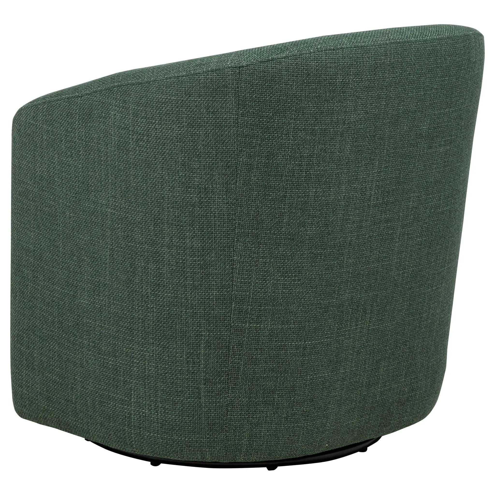 Mossbrook Fabric Upholstered Swivel Accent Chair Green by Unique Piece Furniture