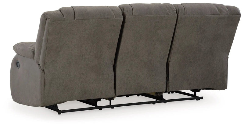 First Base - Reclining Sofa - Gunmetal by Unique Piece Furniture