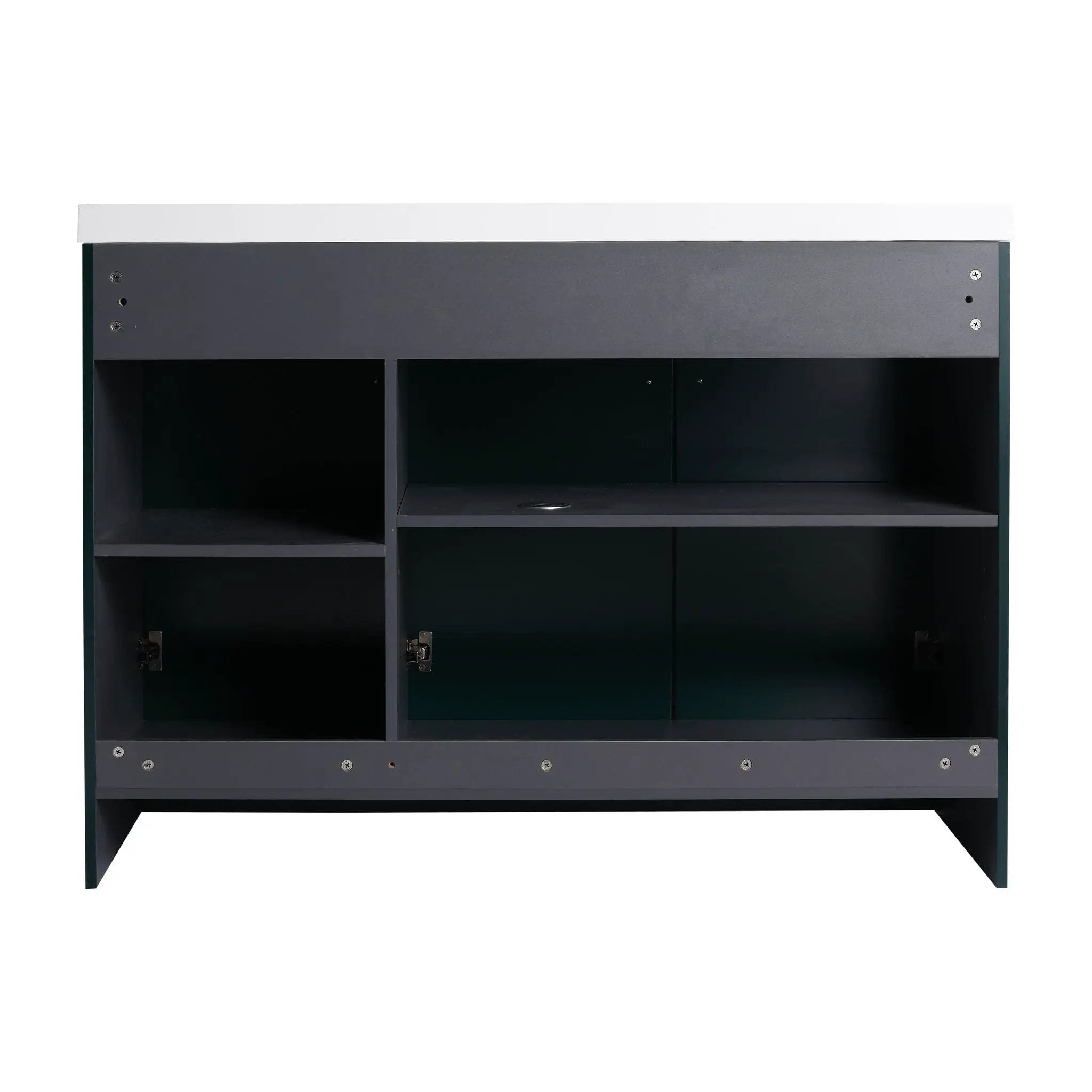 Contemporary Freestanding Bathroom Vanity With Resin Sink & Soft-Close Cabinet Doors by Unique Piece Furniture