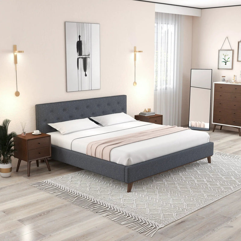 Graceville - Elegant Design Platform Bed by HouseOfZazla