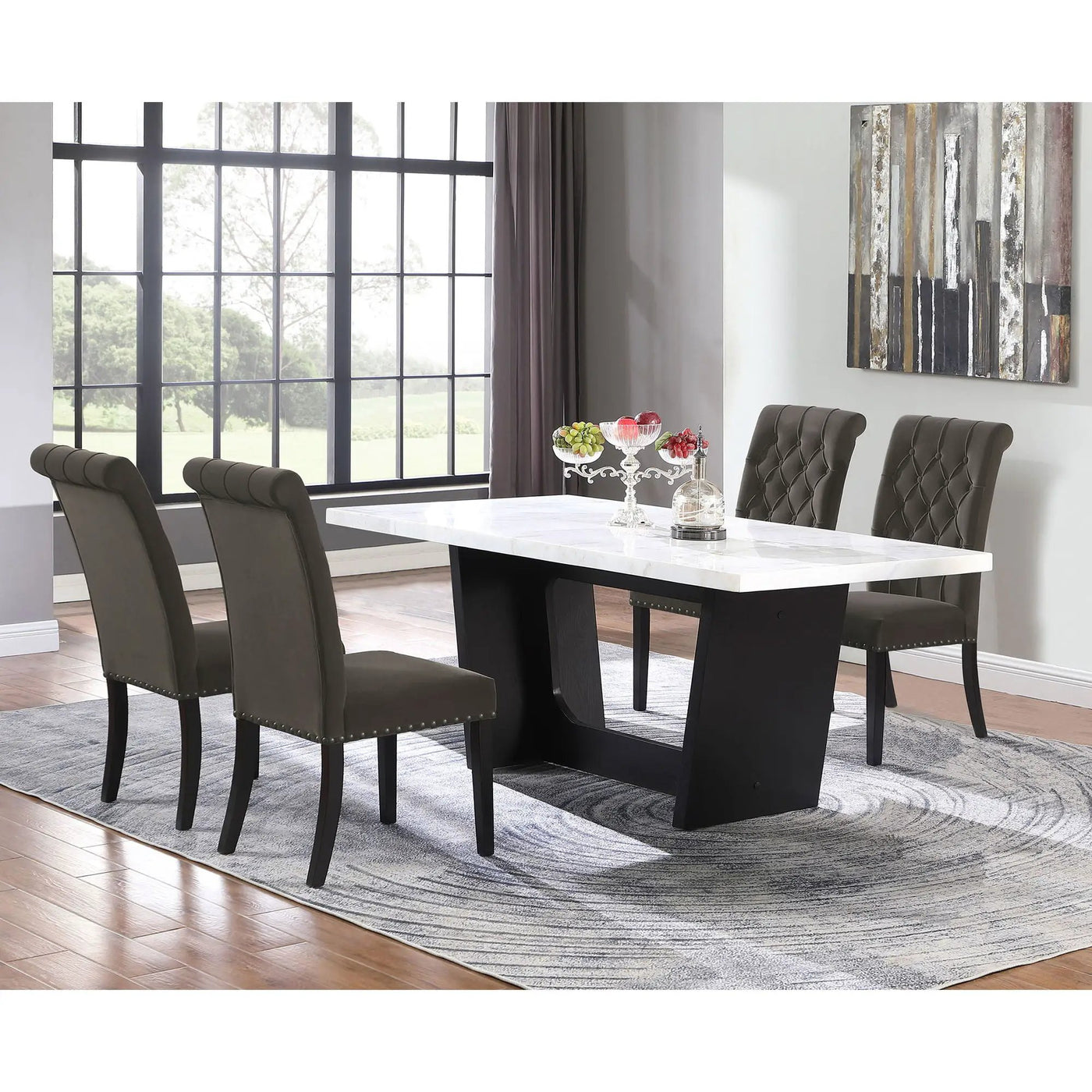 Yorba - Rectangular Dining Table Set by HouseOfZazla