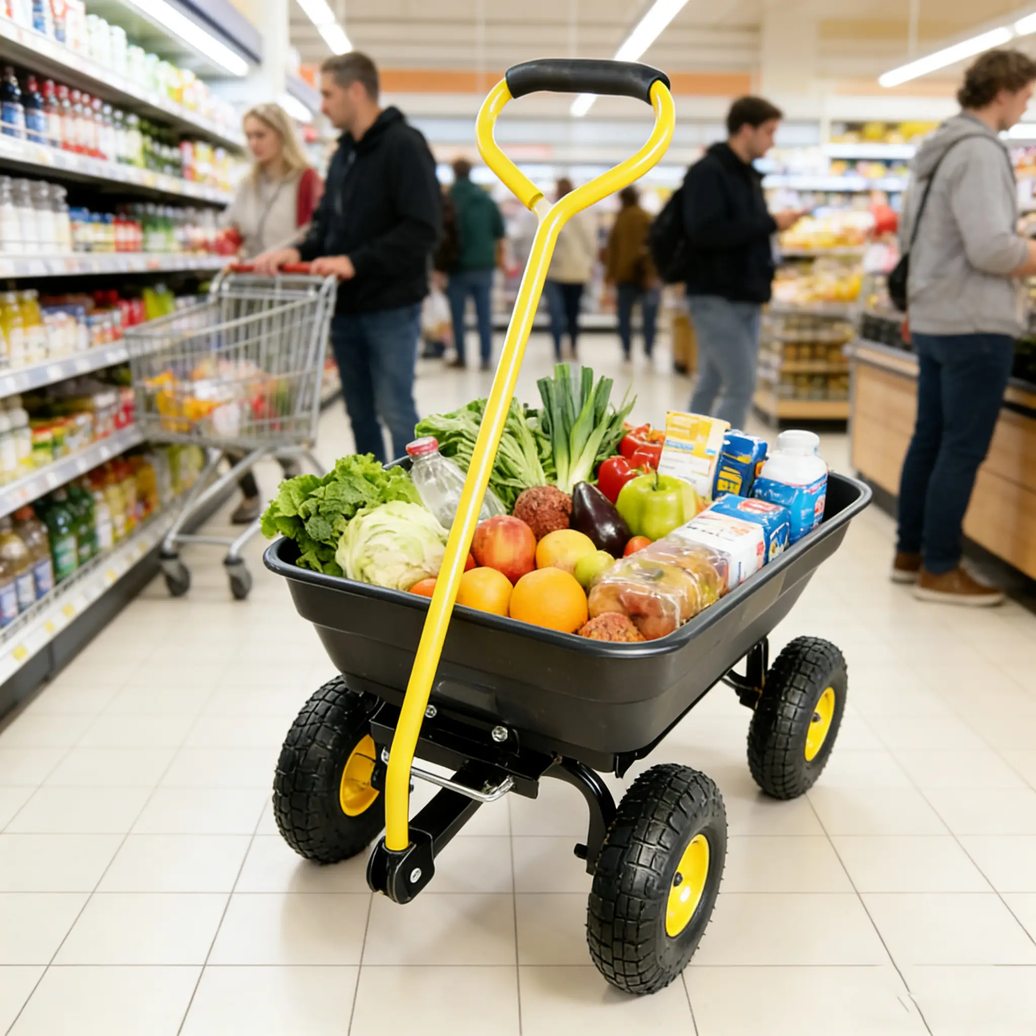 Folding Car Poly Garden Dump Truck with Steel Frame by HouseOfZazla