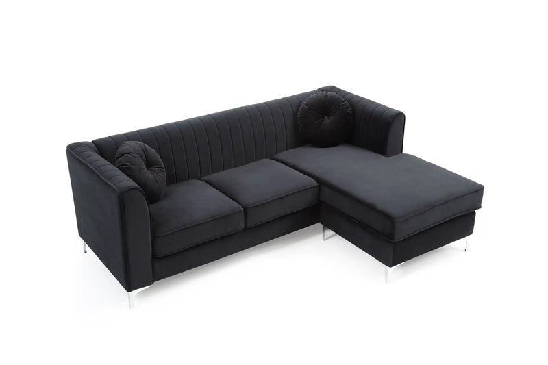 Delray - Micro Suede Sofa Chaise by HouseOfZazla