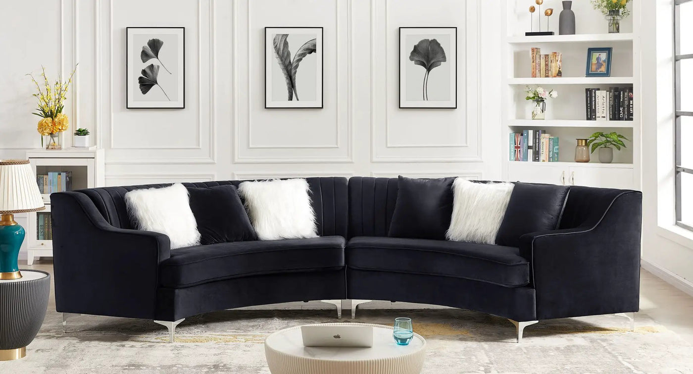 Curved Sofa by HouseOfZazla