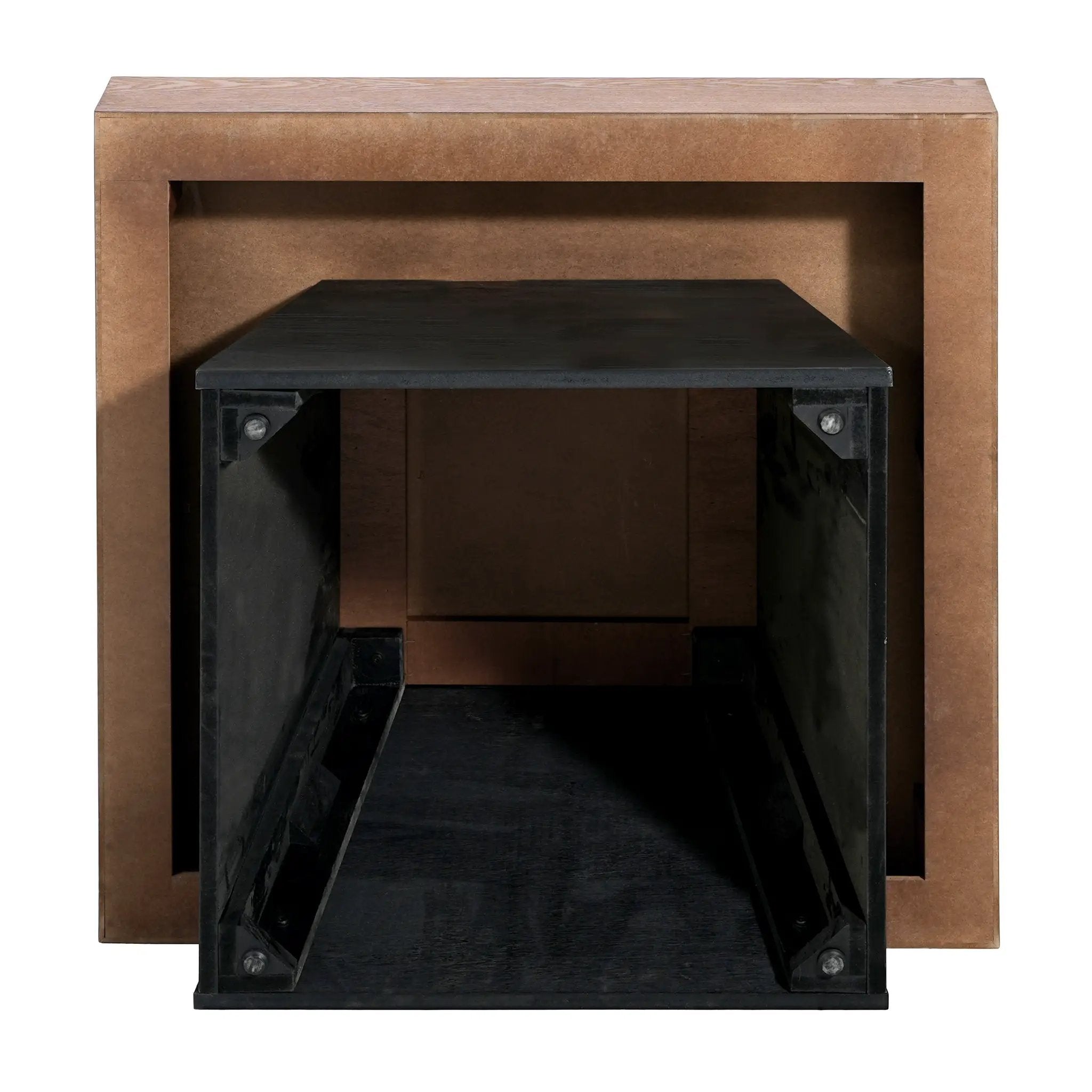 Modern Square Coffee Table for Living Room, 31.5 Inch by HouseOfZazla