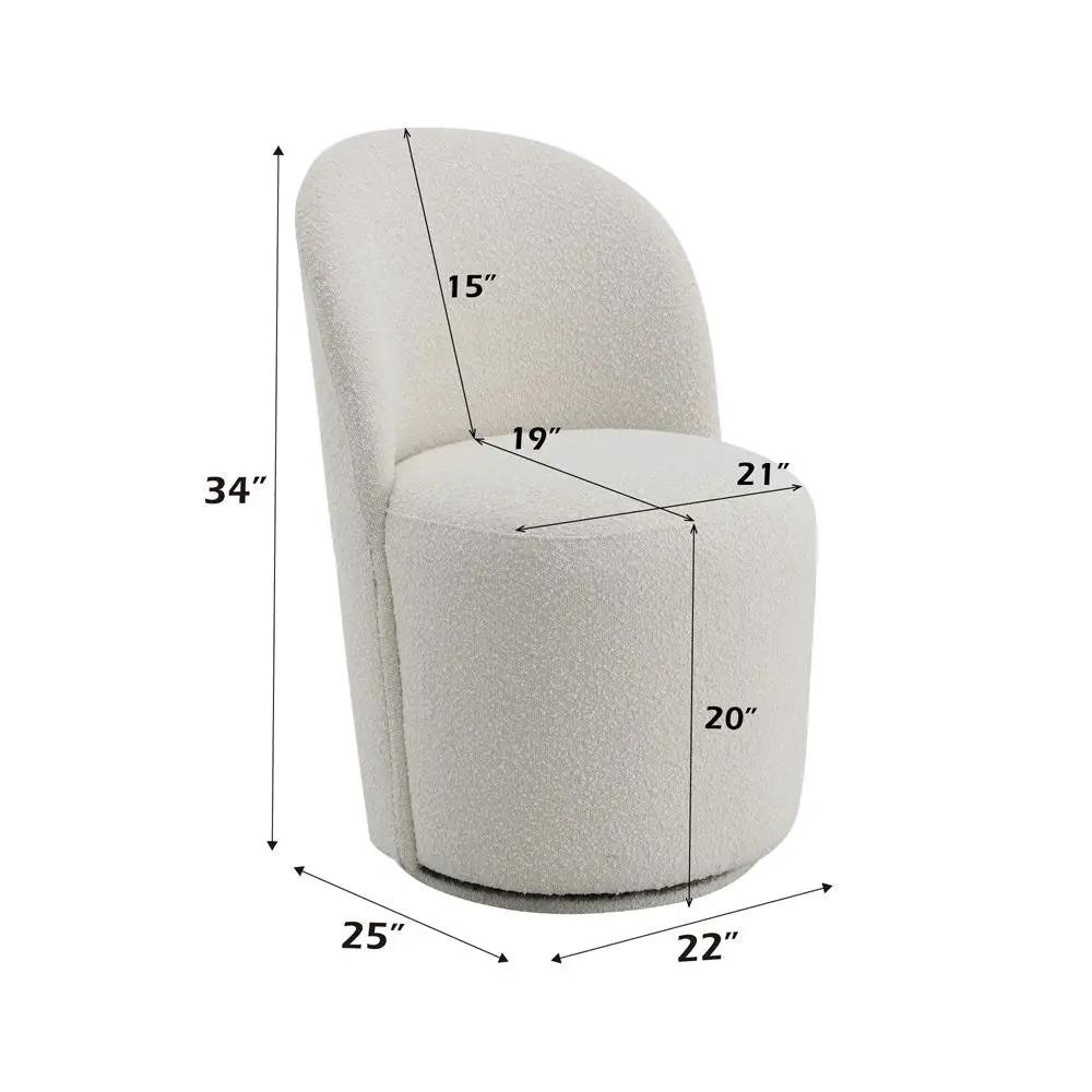 Hollis - Side Chair (Set of 2) - Beige Boucle by Unique Piece Furniture