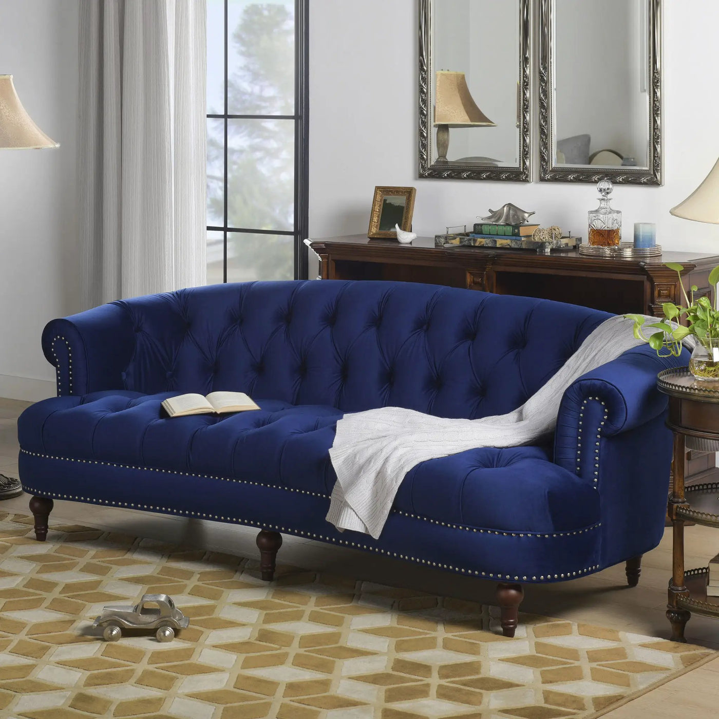 La Rosa - Victorian Chesterfield Tufted Sofa by HouseOfZazla