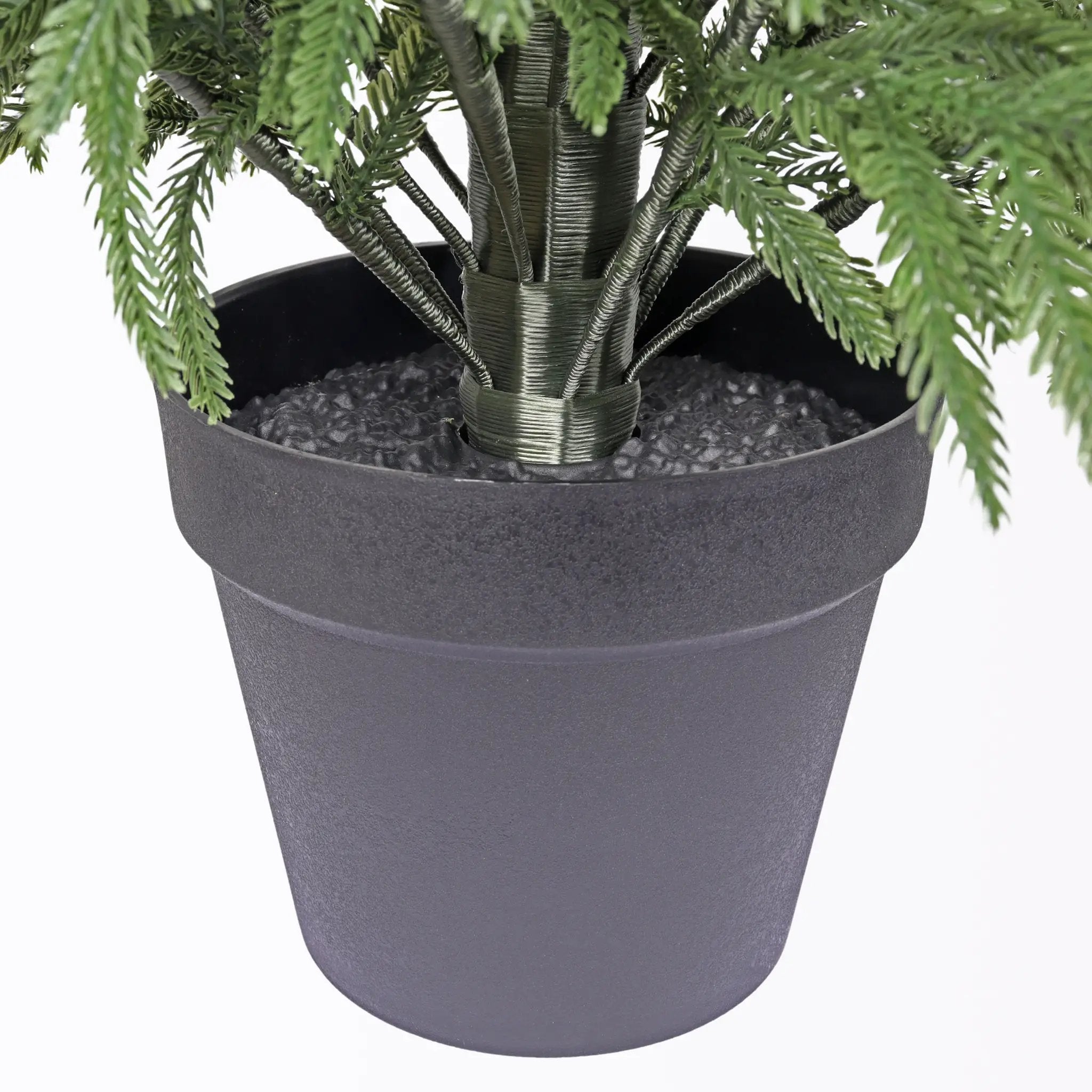 5FT Artificial Real Touch Norfolk Pine Tree - Potted Plants by HouseOfZazla