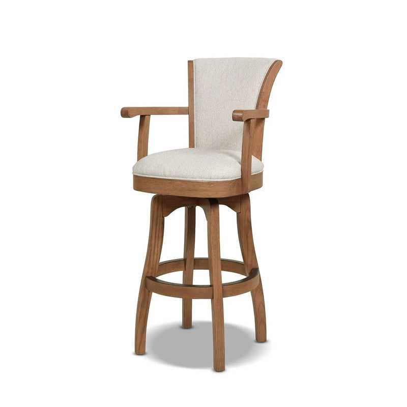 Williams - Swivel Bar Stool With Armrests by HouseOfZazla