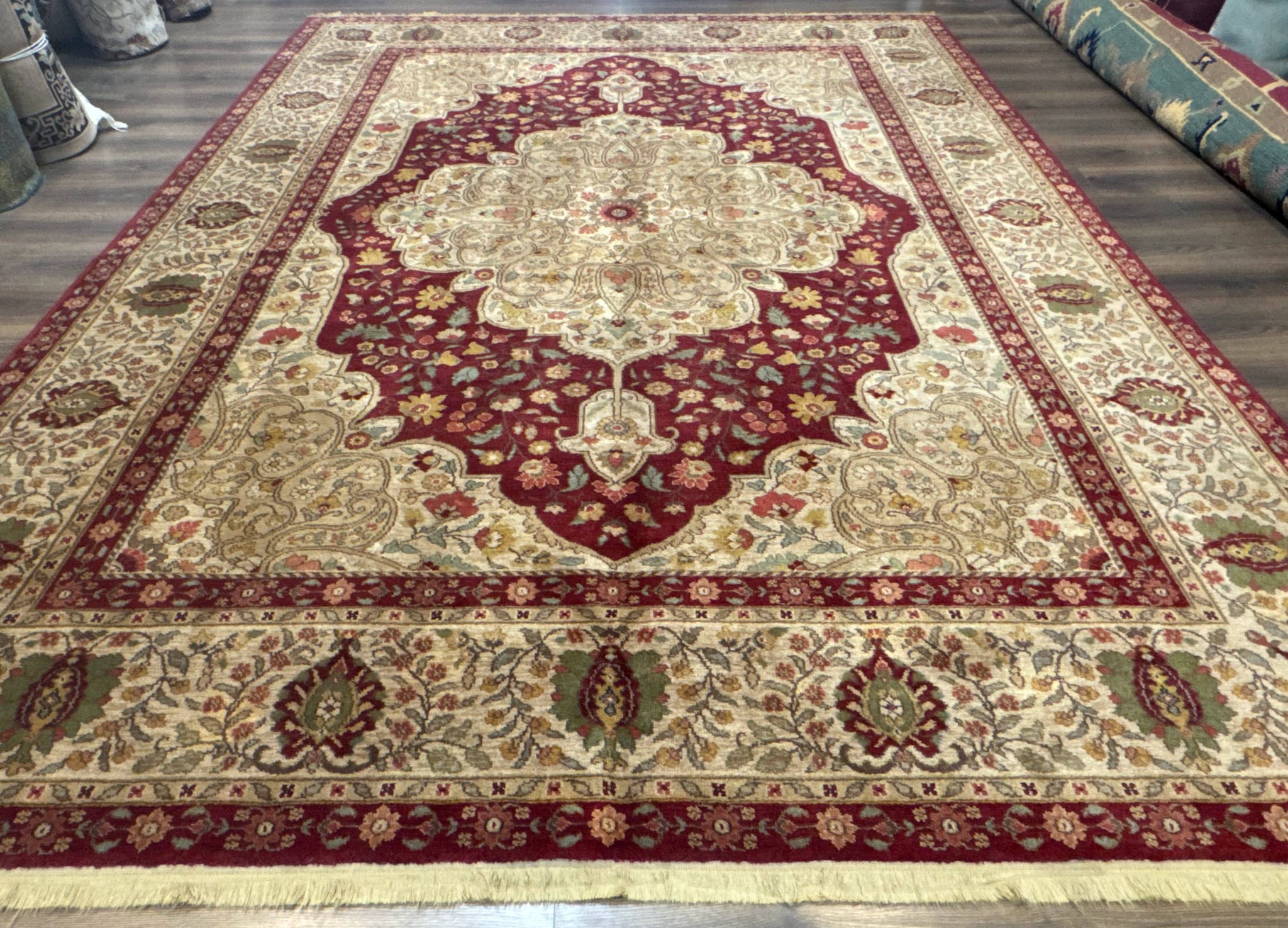 Karastan Rug 8.8 x 12, Antique Legends Royal Tabriz, Wool Pile, Vintage, Rare Design by Jewel Rugs