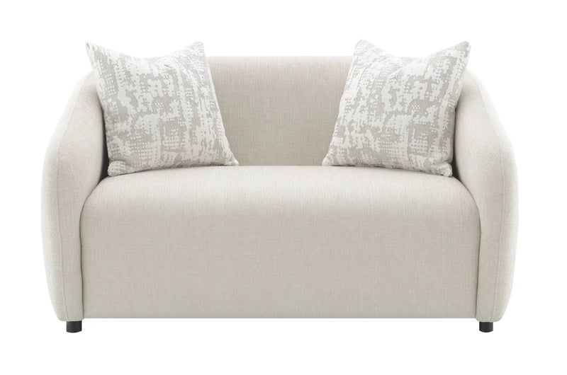 Etienne - Loveseat With 3 Pillows - Beige by Unique Piece Furniture