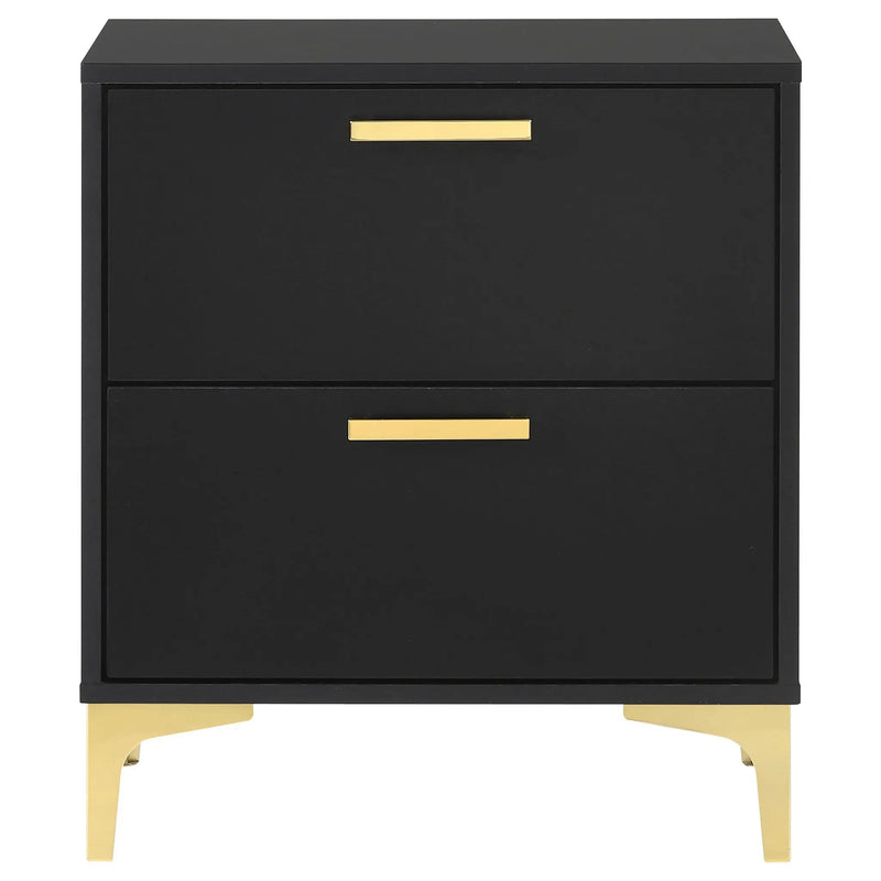 Kendall 2-drawer Nightstand Black by Unique Piece Furniture