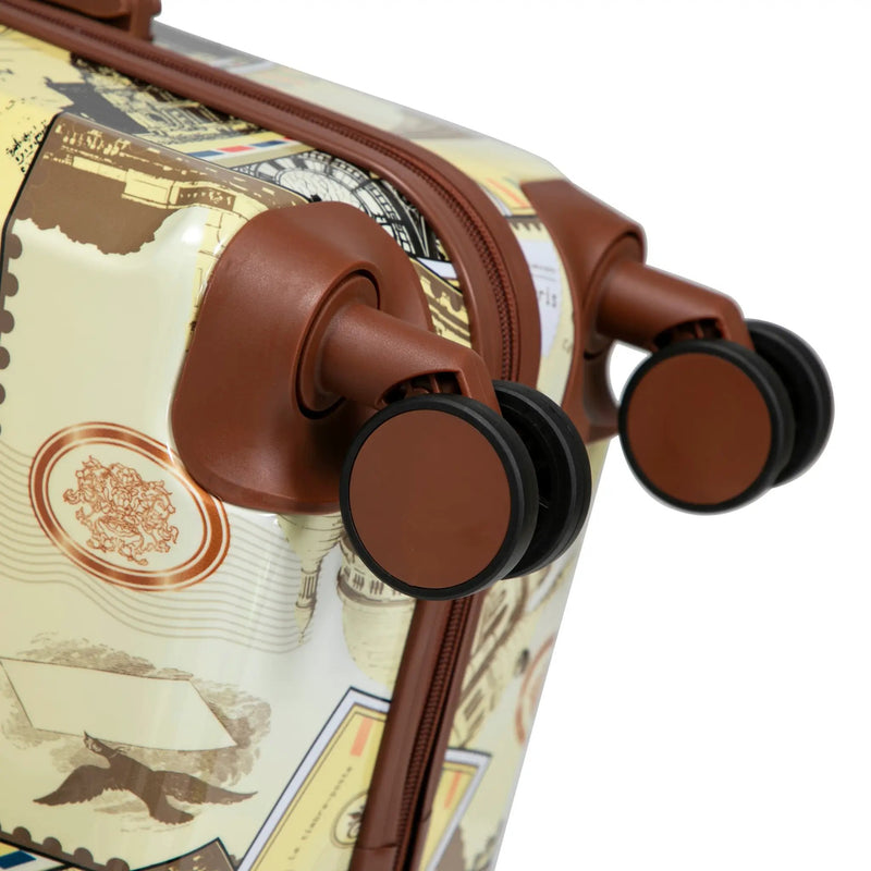 3-Piece PC Spinner Wheel Luggage Set with Printed Pattern by HouseOfZazla