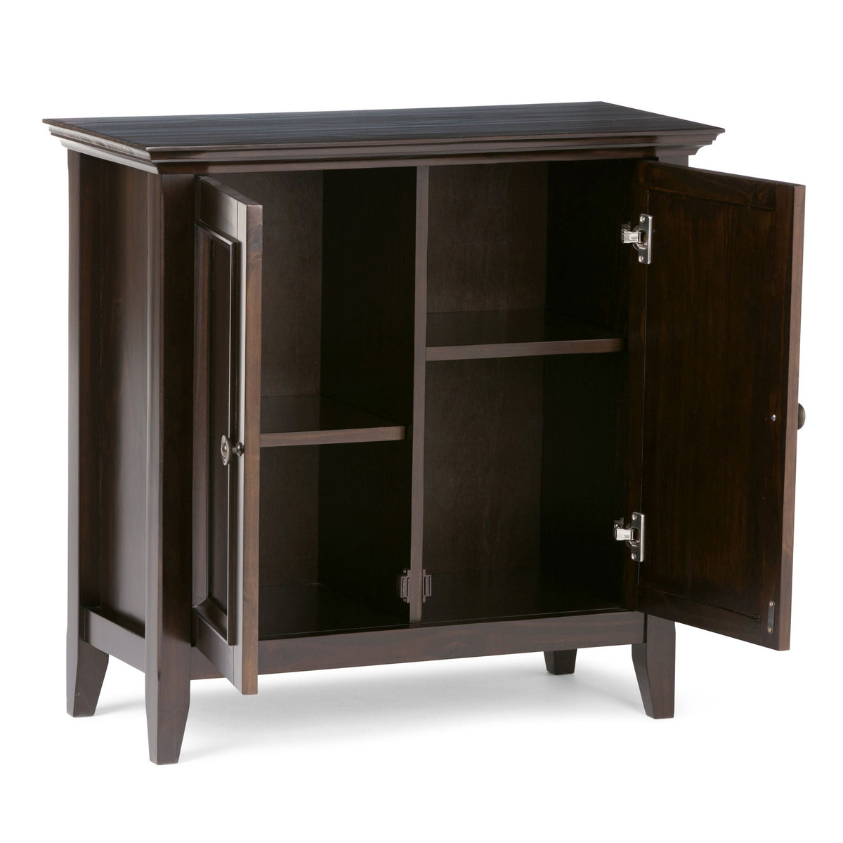 Handcrafted Low Storage Cabinet with Adjustable Shelves - Multiple Colors, photo 13 of 40