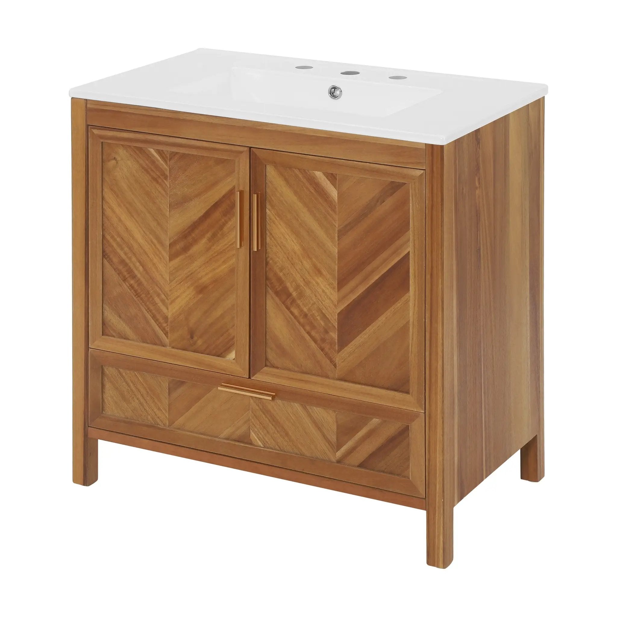 30 Inch Freestanding Farmhouse Bathroom Vanity by HouseOfZazla