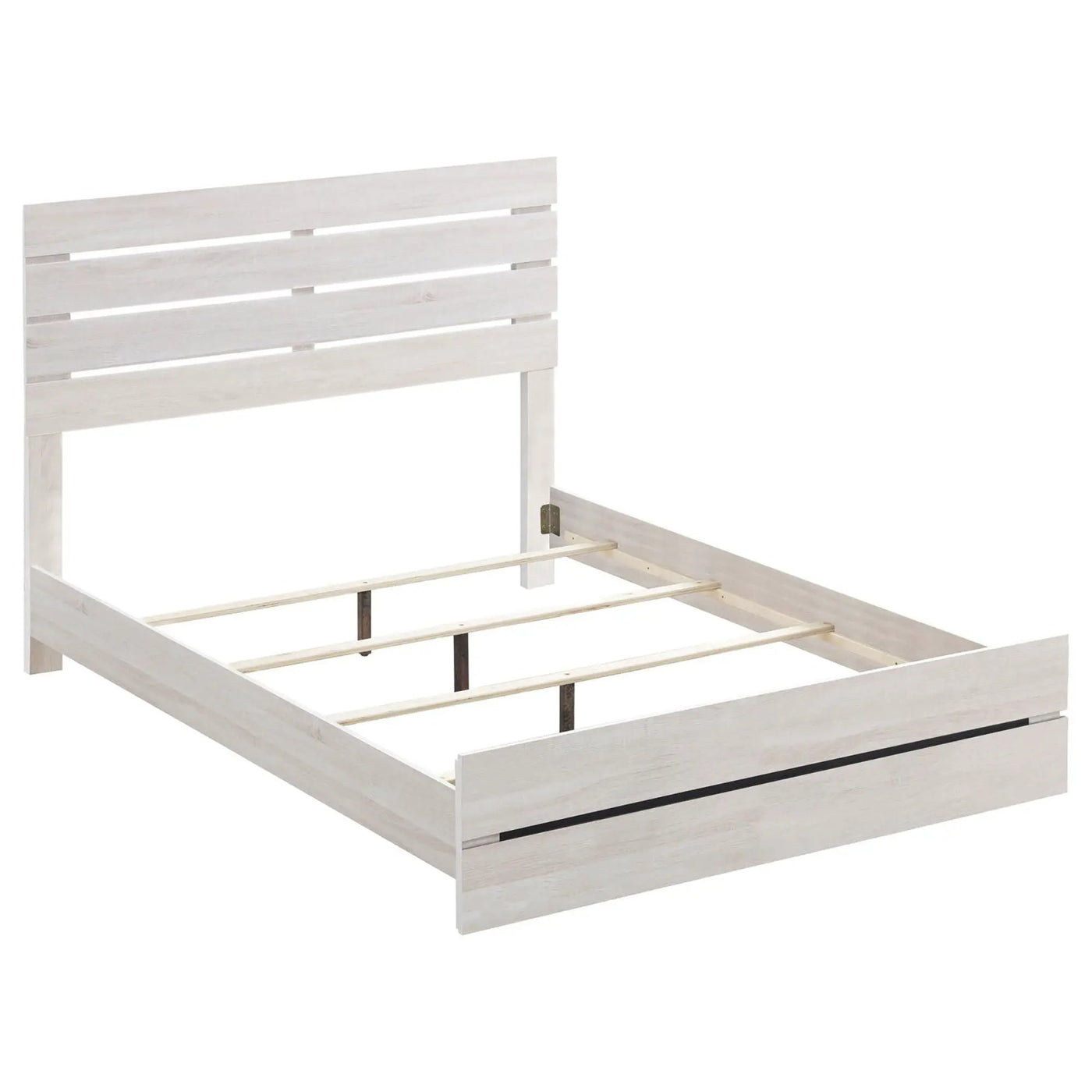 Slatted Headboard Panel Bed by HouseOfZazla