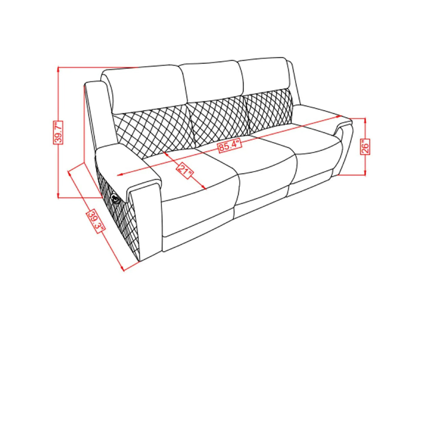 Alicia - Traditional Reclining Set by Unique Piece Furniture