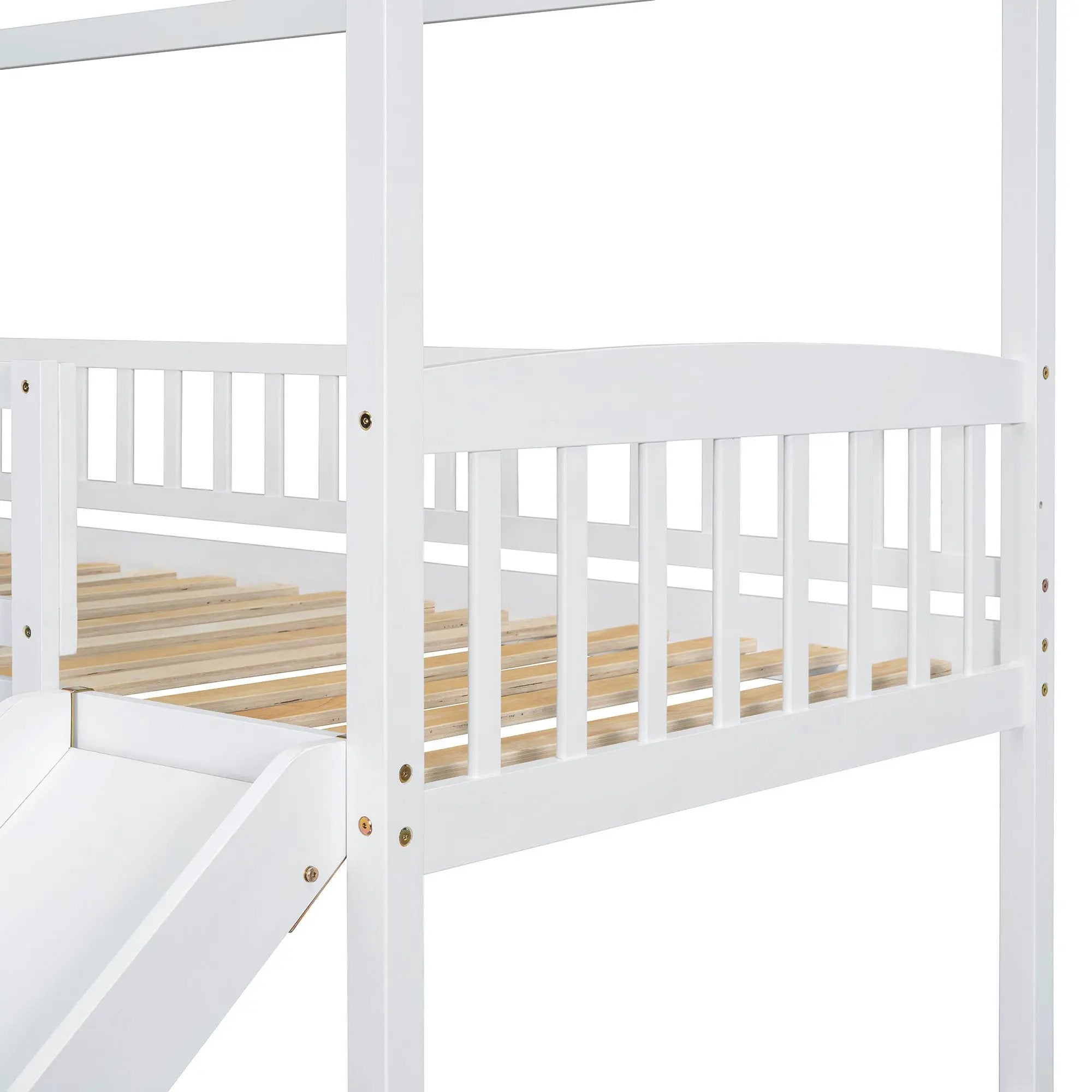 House Bunk Bed With Slide by HouseOfZazla