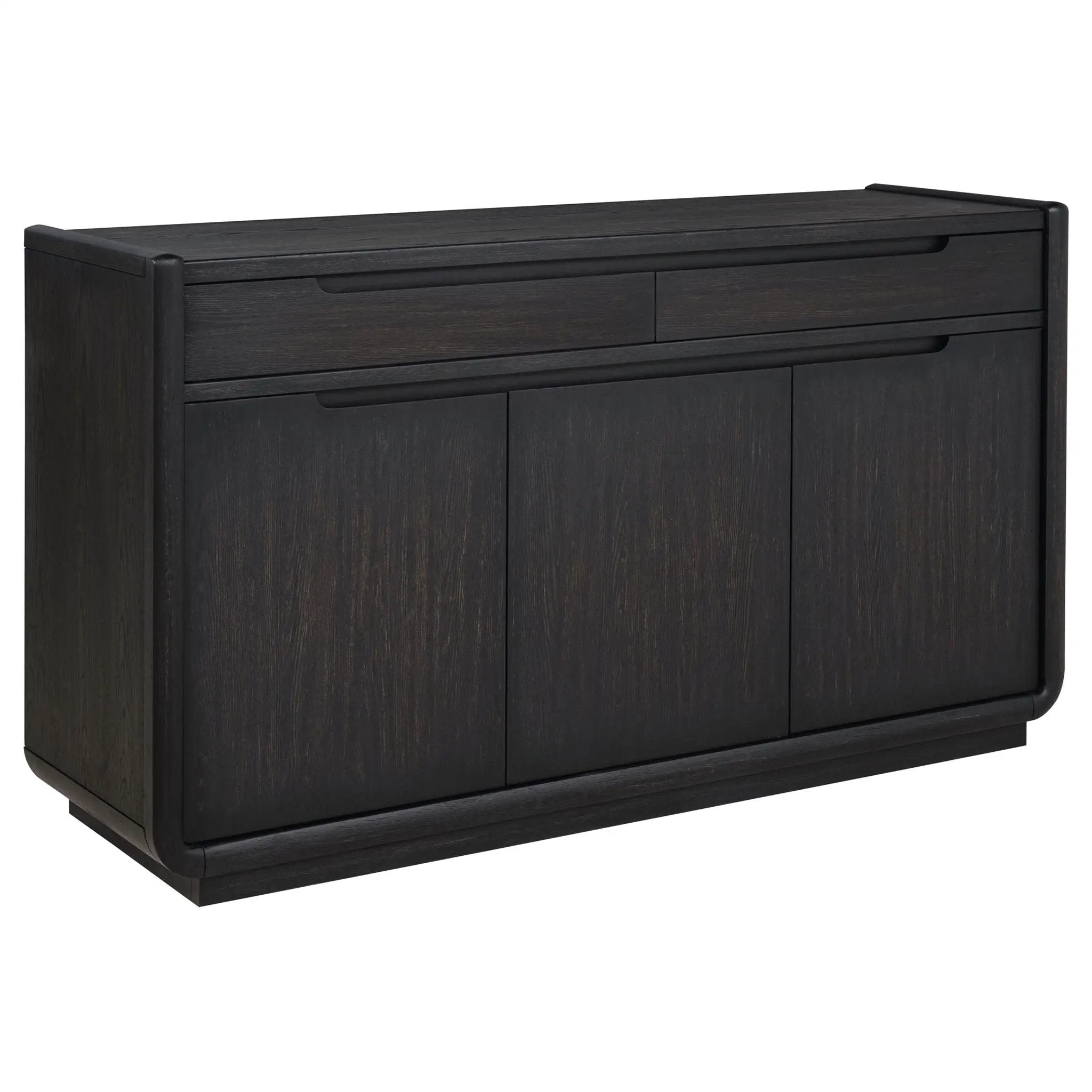 Leandro 2-drawer Dining Sideboard Server Burnished Black by Unique Piece Furniture