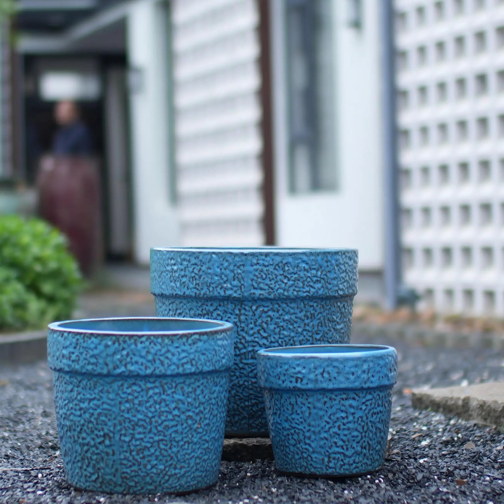 Handmade Ceramic Planter Set of 3 by HouseOfZazla