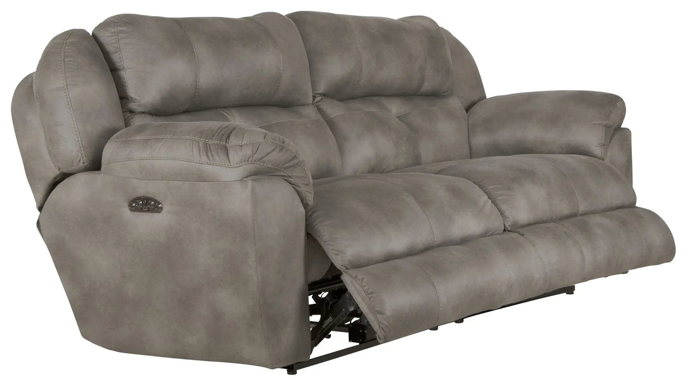 Ferrington - Power Lay Flat Reclining Sofa with Power Adjustable Headrest by Unique Piece Furniture