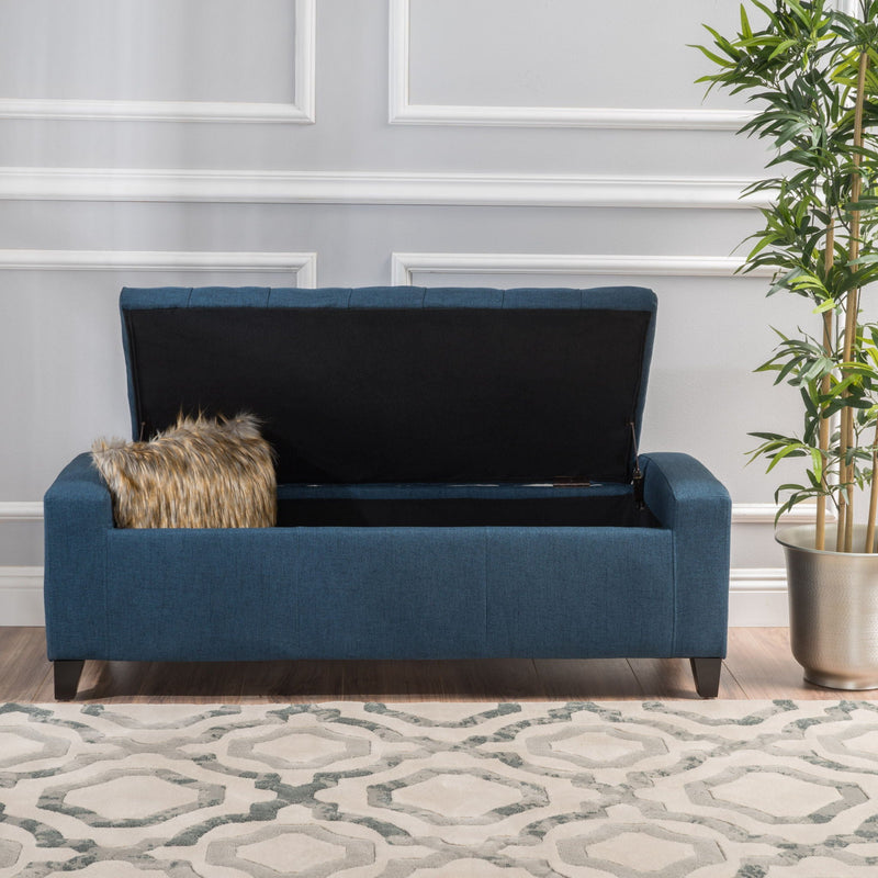 Guernsey Ottoman Storage With Tufted Top by HouseOfZazla