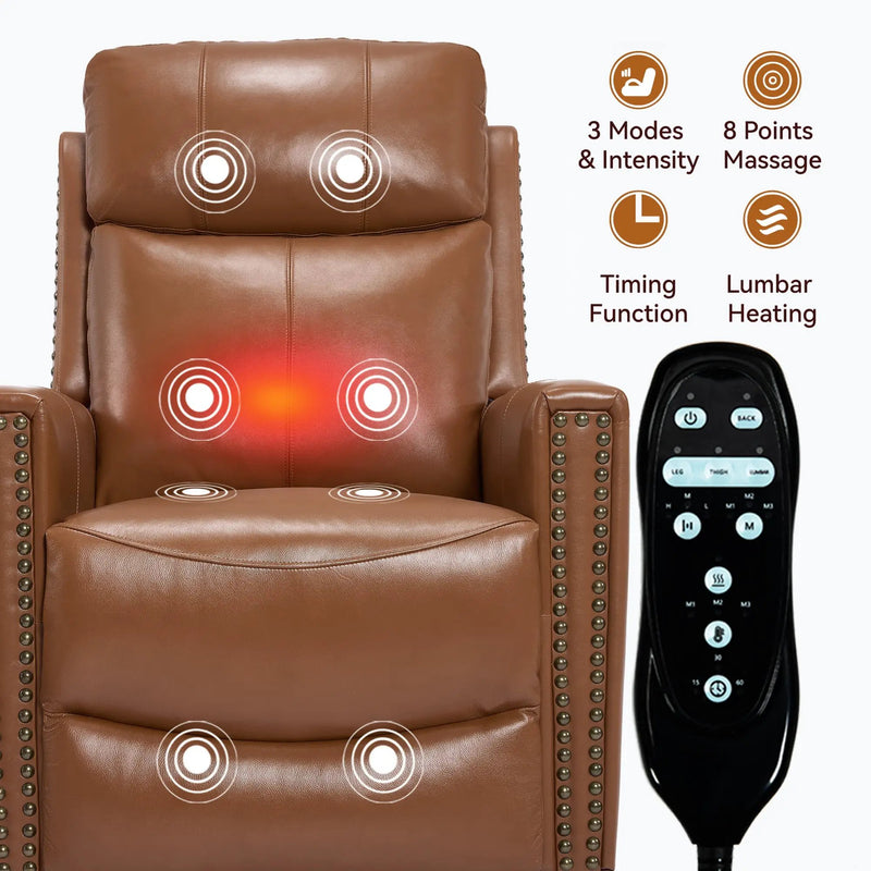 Deep Swivel Recliner and Massage Chair by HouseOfZazla