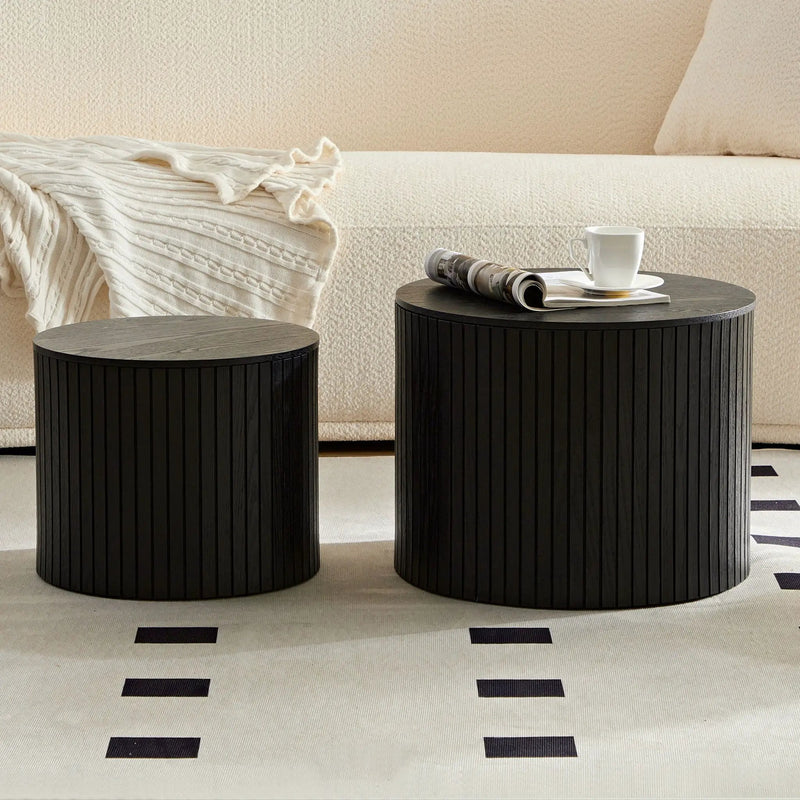 Handcrafted Nested Table Set, 2 Pieces by Unique Piece Furniture