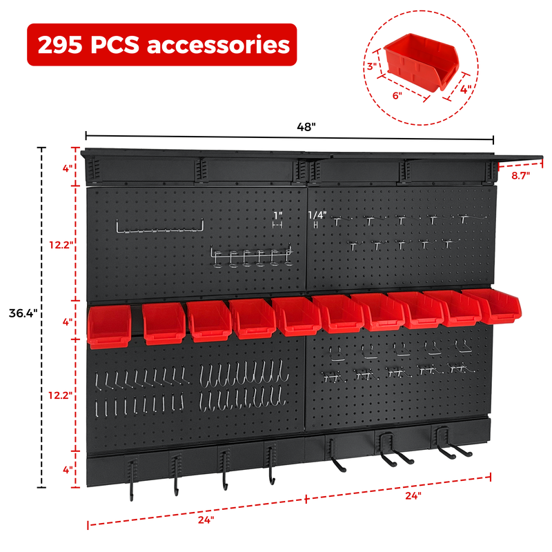 Pegboard Wall Organizer by HouseOfZazla