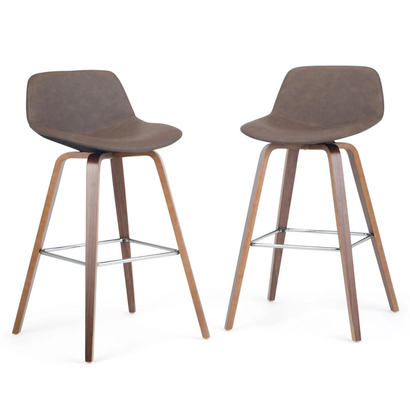 Randolph - Bentwood Multifunctional Counter / Bar Height Stool (Set of 2) by Unique Piece Furniture