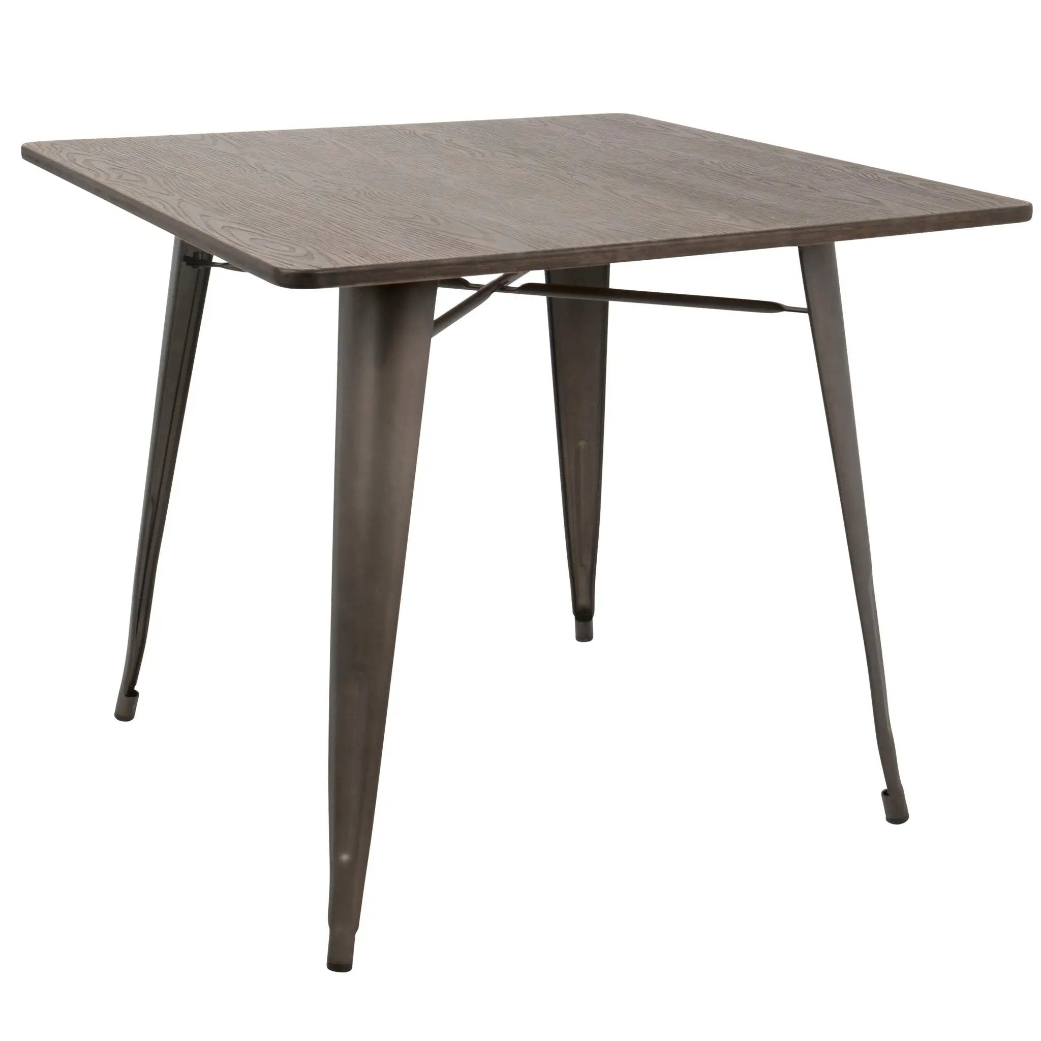 Oregon - Industrial / Farmhouse Dining Table - Espresso by HouseOfZazla
