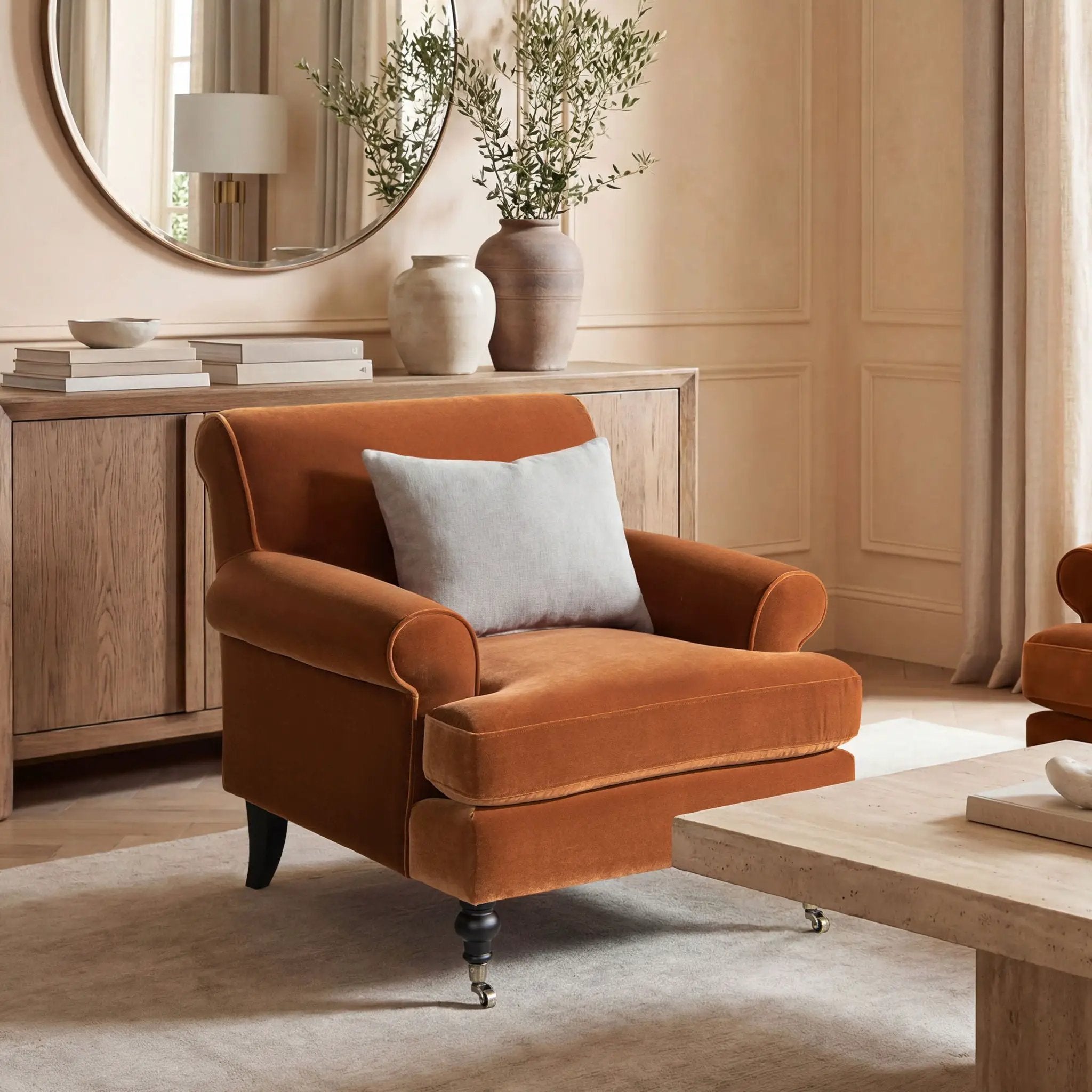 Alana Lawson - Accent Arm Chair Casters by HouseOfZazla