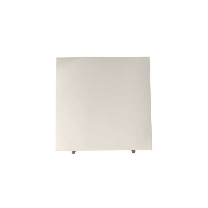Utopia - Square End Table - Off White by HouseOfZazla