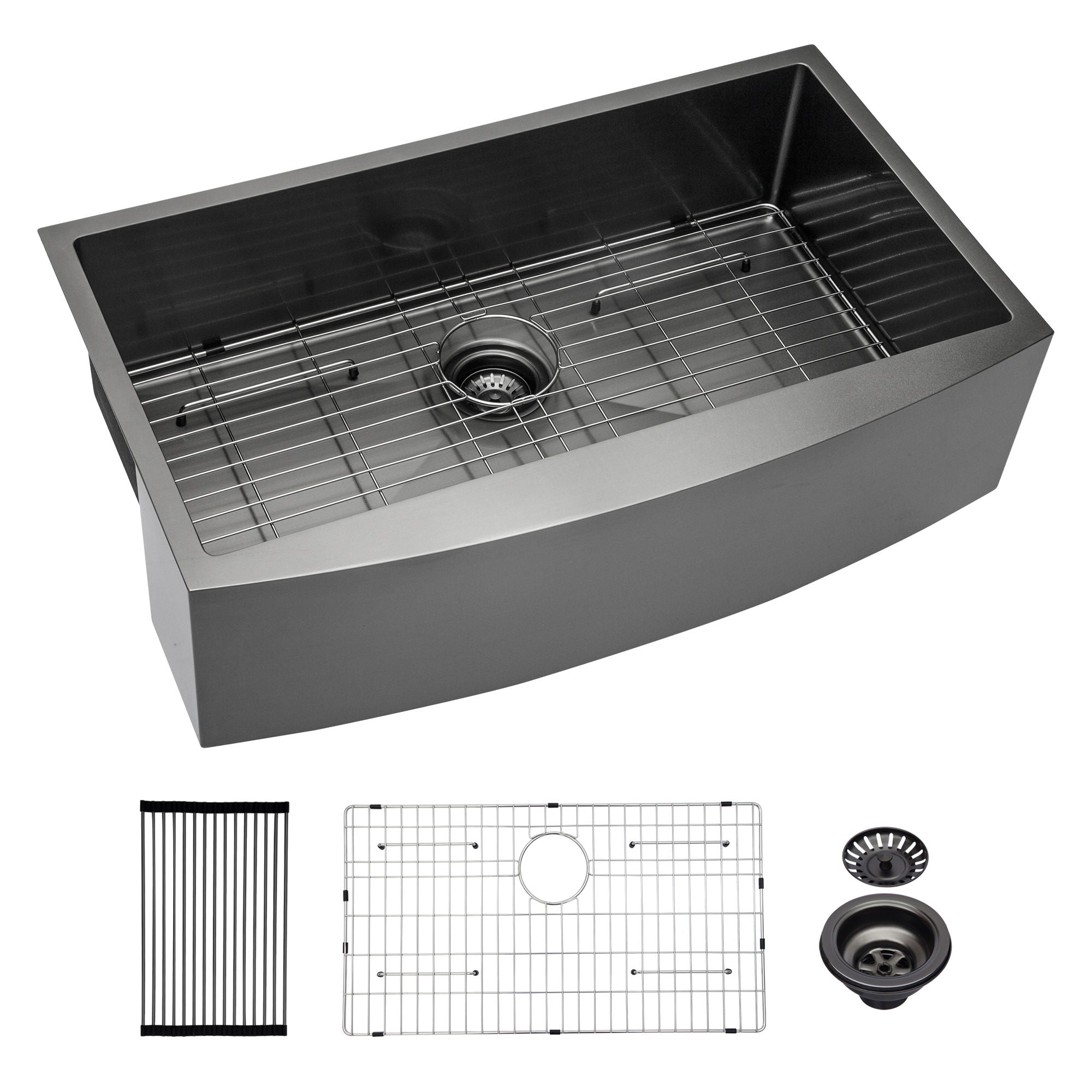 Farmhouse Kitchen Sink, Stainless Steel, Apron Front by HouseOfZazla