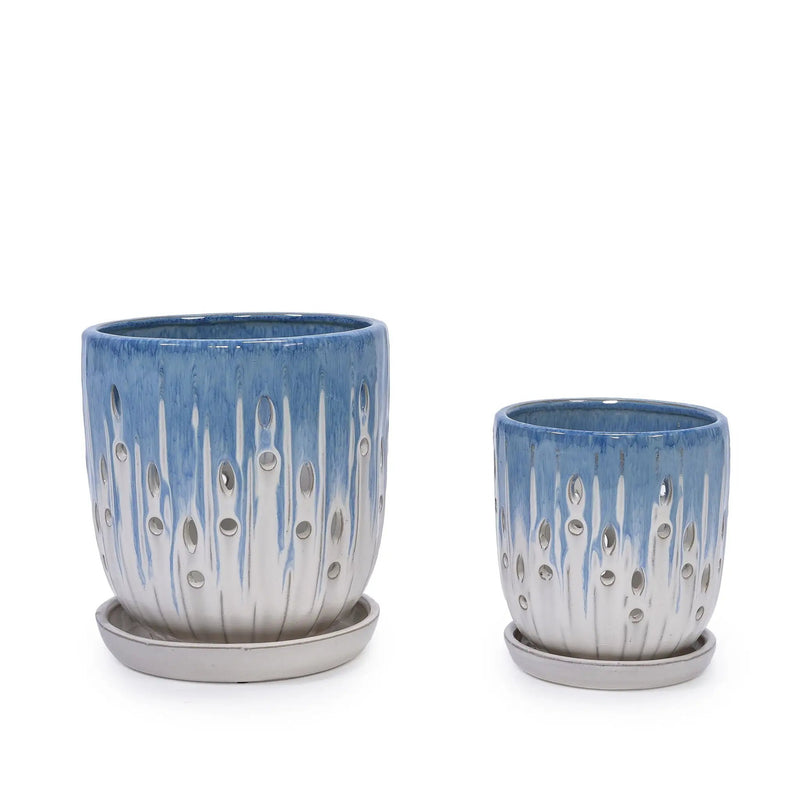 Flowerpot With Drainage Hole (Set of 2) by HouseOfZazla