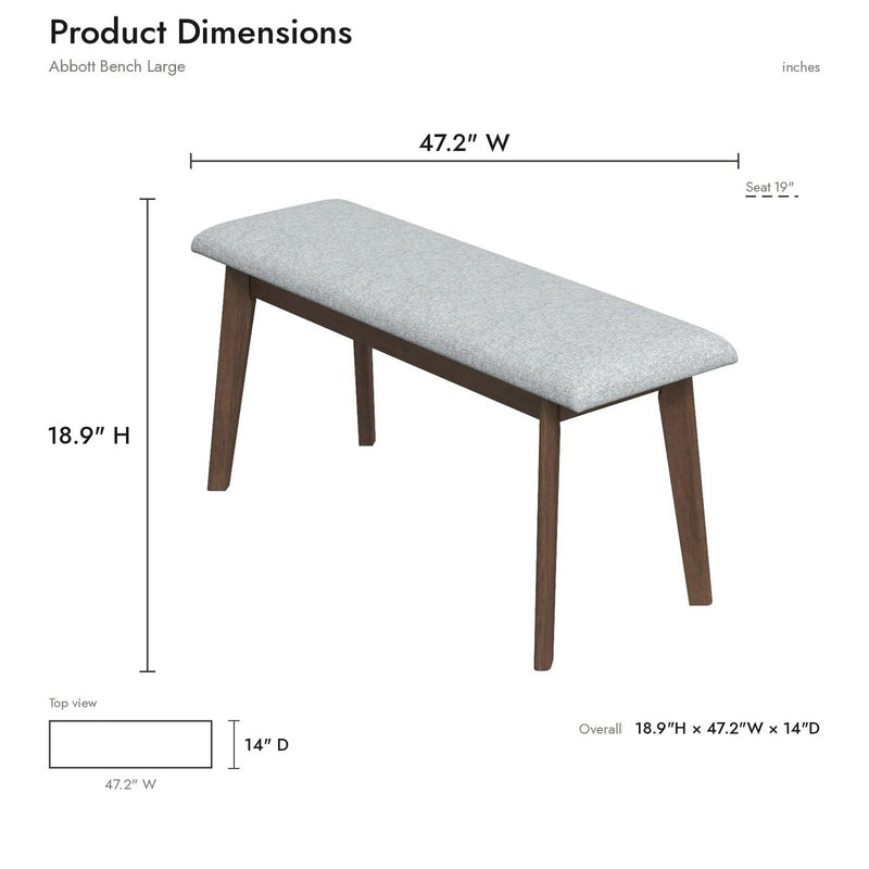 Carlos - Upholstered Bench, photo 4 of 7