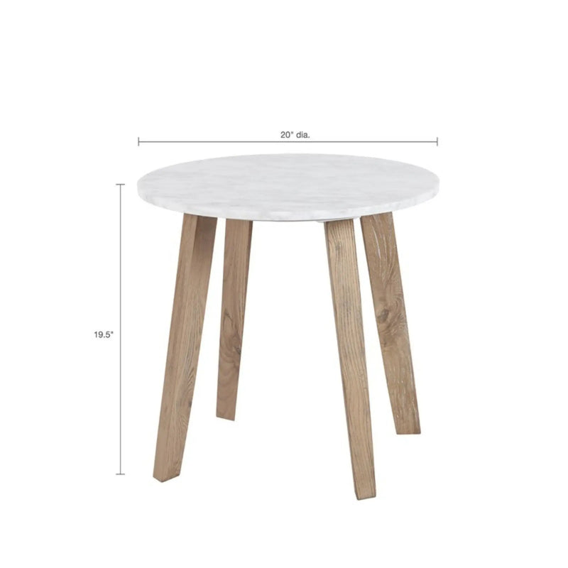 Milo - End Table - White by HouseOfZazla