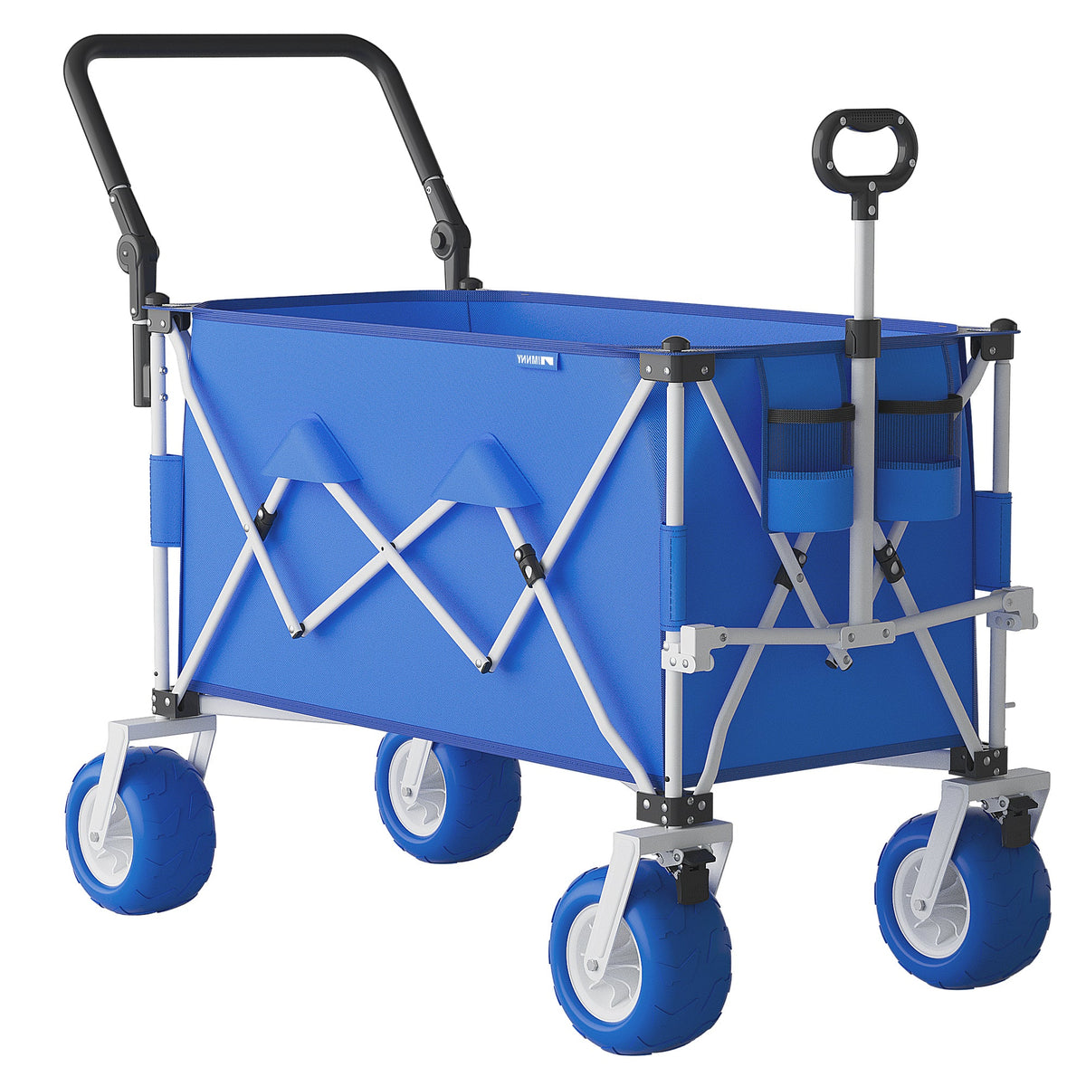 Multi-Functional Folding Wagon Cart with Rotating Handle - Steel, photo 6 of 8