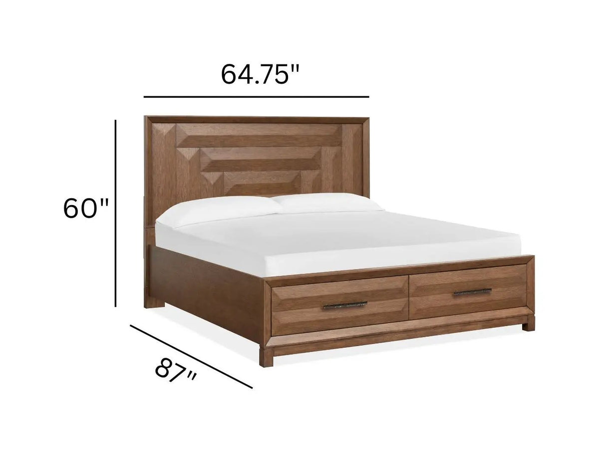 Callisto - Panel Storage Bed, photo 2 of 5