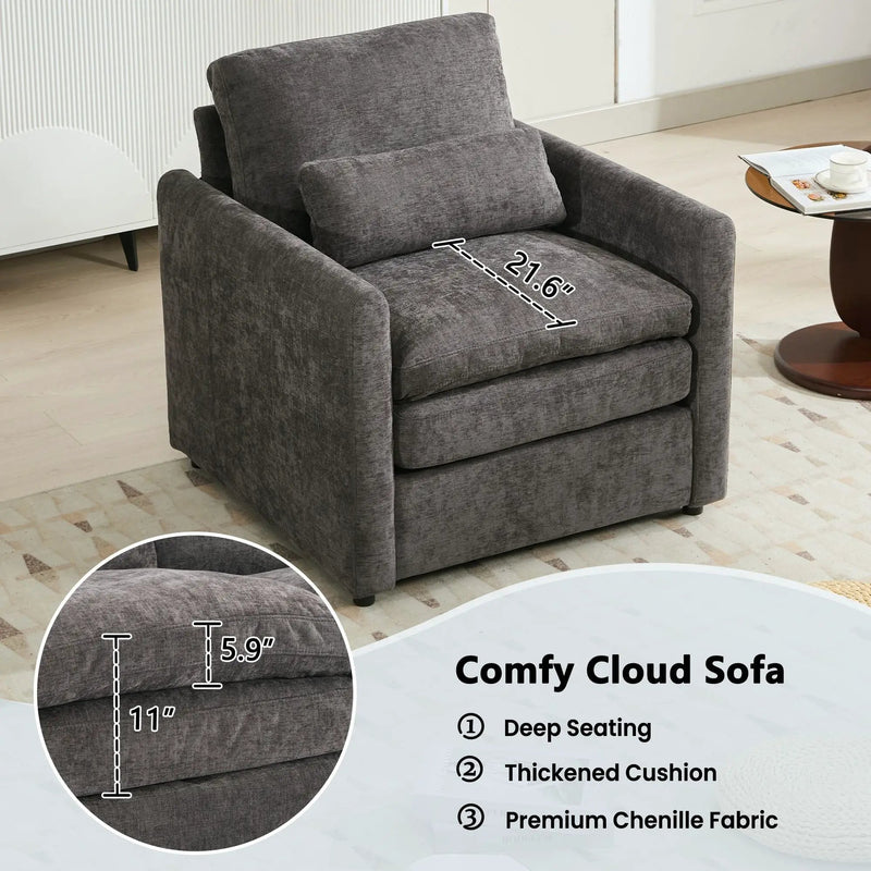 Cloud Sofa Set Couch For Living Room by Unique Piece Furniture
