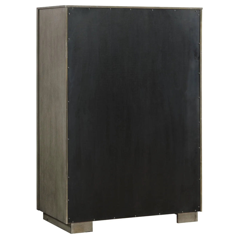 Durango 5-drawer Bedroom Chest Taupe Oak by Unique Piece Furniture