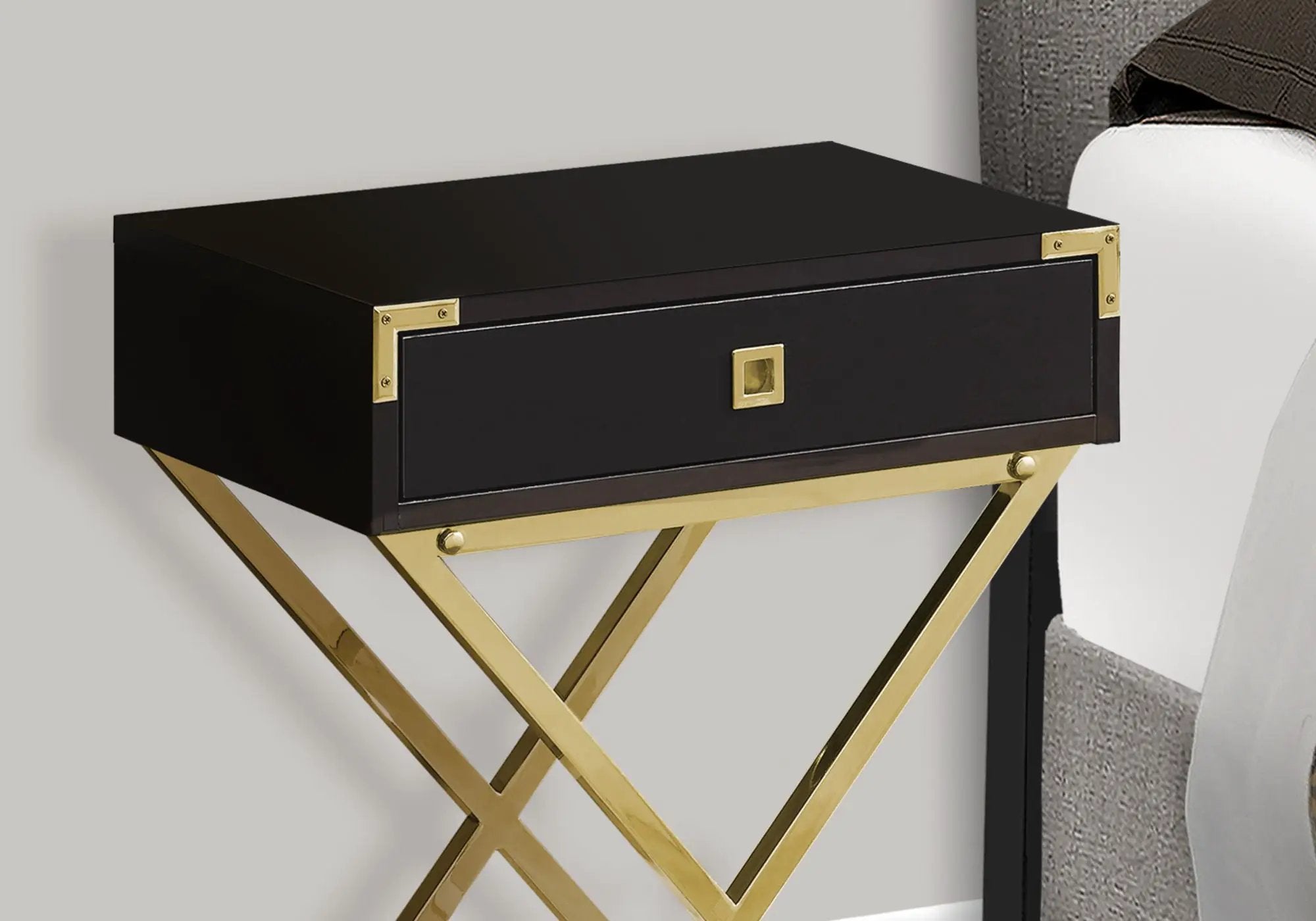 Accent Side Table, Storage Drawer, Stylish Design Contemporary & Modern by Unique Piece Furniture