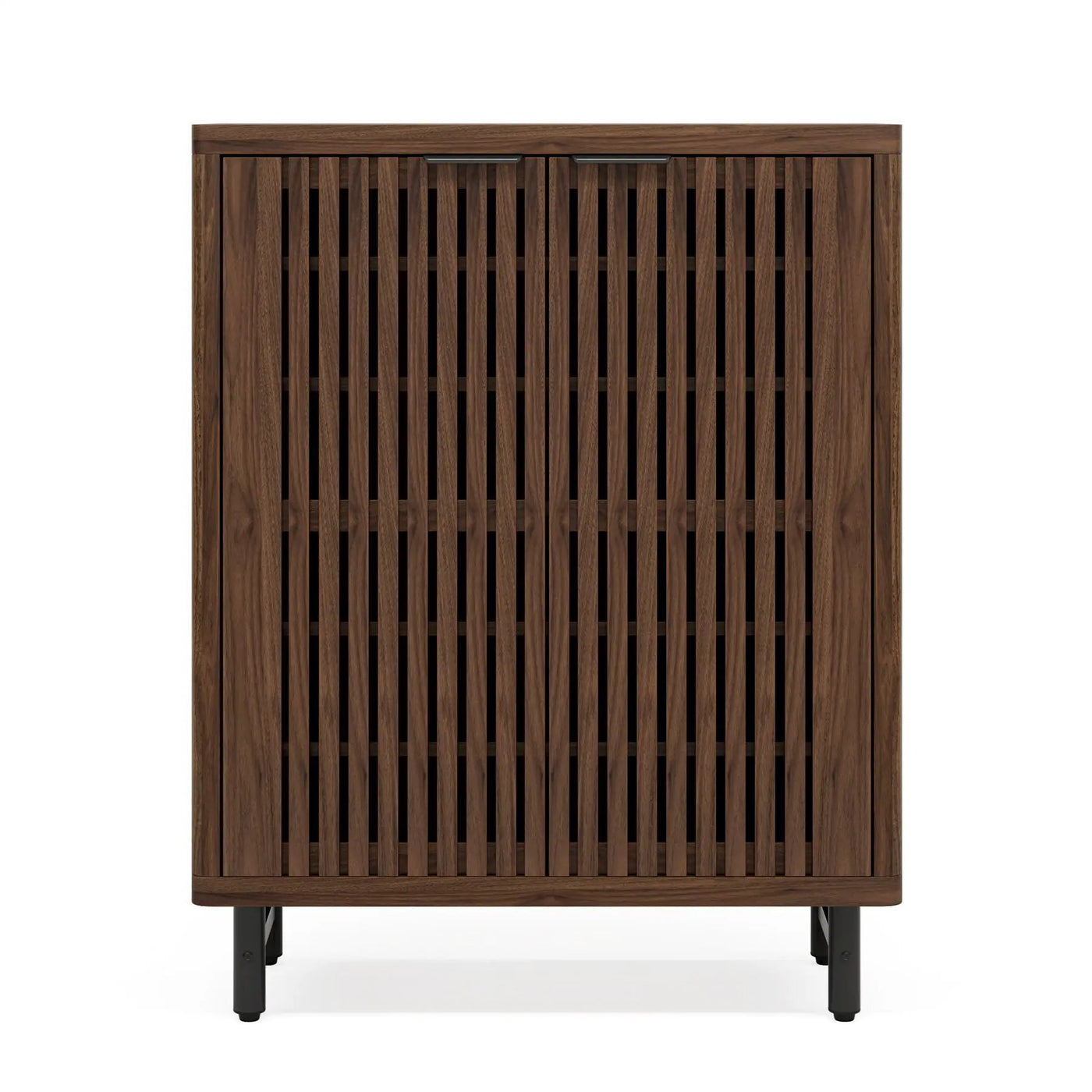 6 Tier Shoe Cabinet With Louvered Doors by HouseOfZazla