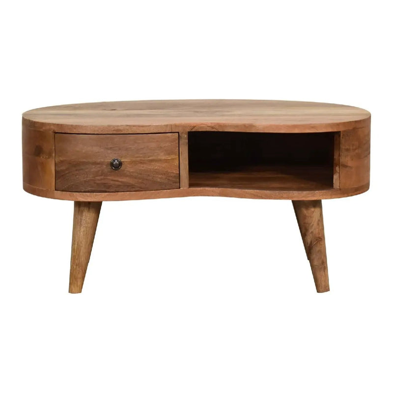 Wave Coffee Table With 1 Drawer by Unique Piece Furniture