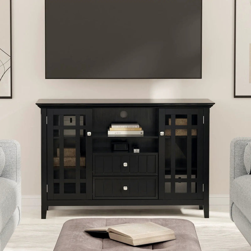 Bedford - Handcrafted Tall TV Media Stand by HouseOfZazla