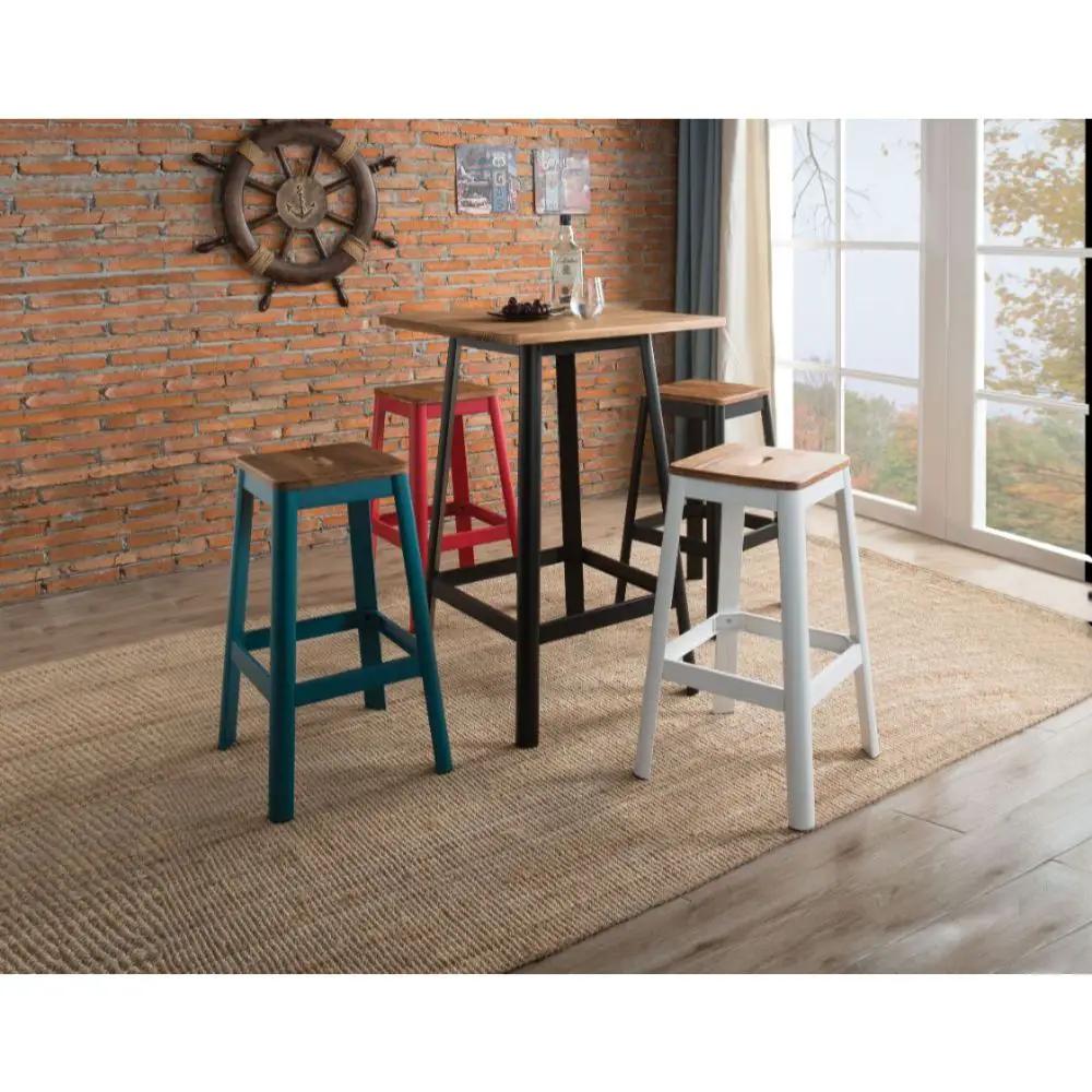 Jacotte - Bar Table - Natural & Black by Unique Piece Furniture
