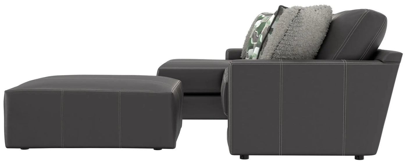 Minori - Italian Leather Sofa / Chaise And Cocktail Ottoman by Unique Piece Furniture