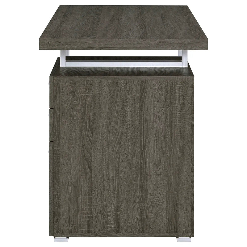 Brennan 47-inch 3-drawer Office Computer Desk Weathered Grey by Unique Piece Furniture